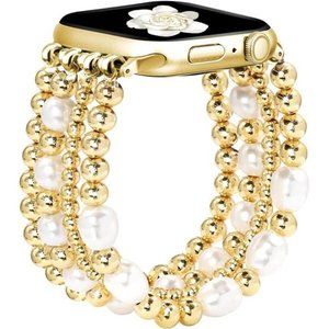 NEW Gold Pearl Apple Watch Band